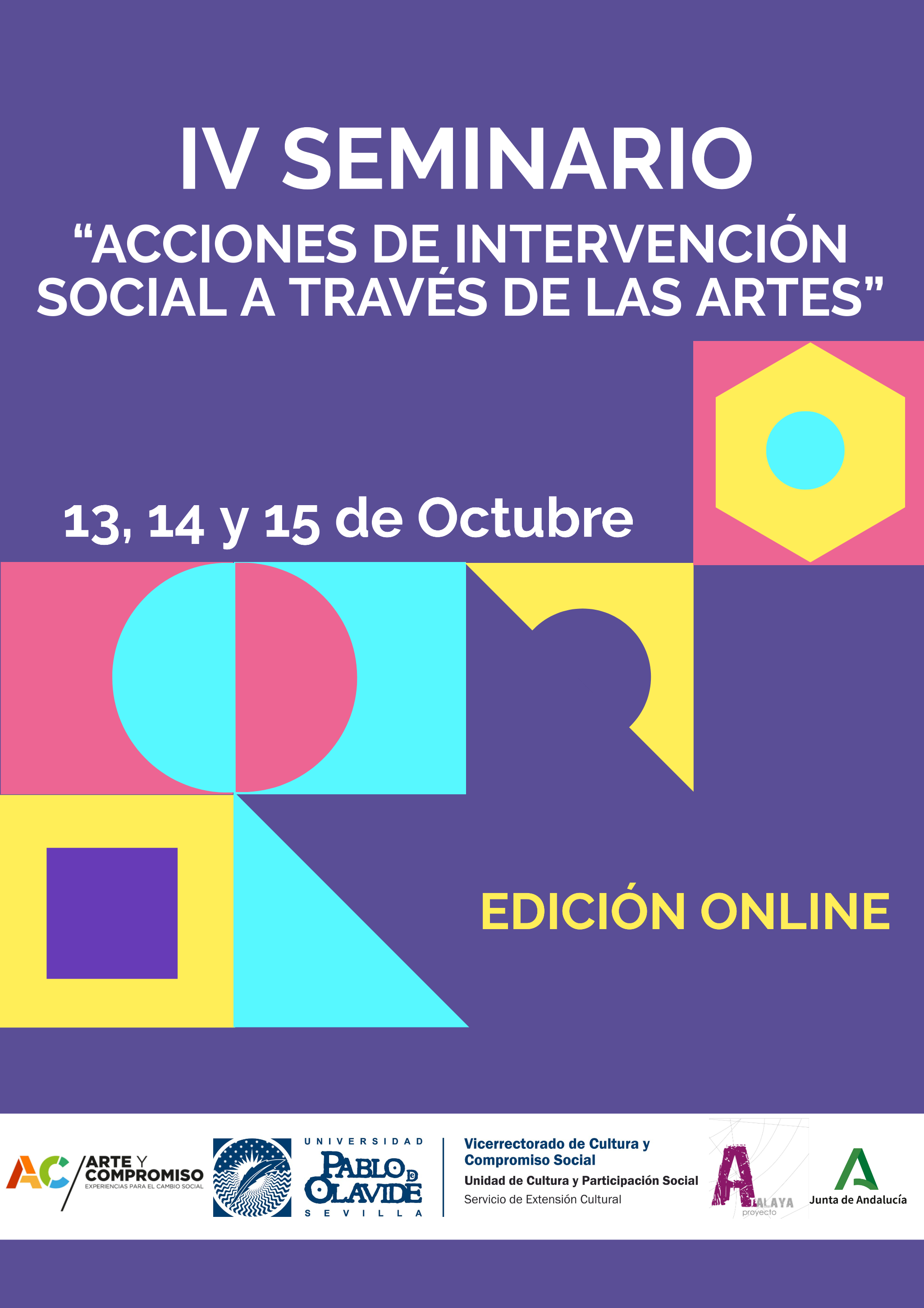 IV Seminario ‘Acciones de intervención social a través de las artes’