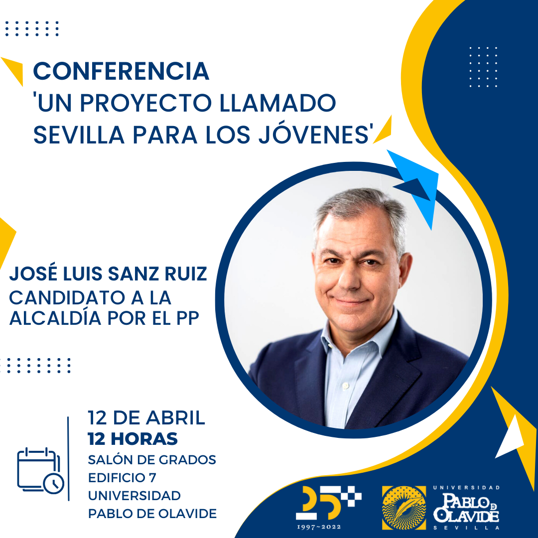 Conferencia de José Luis Sanz, 12 de abril, 12 horas, UPO
