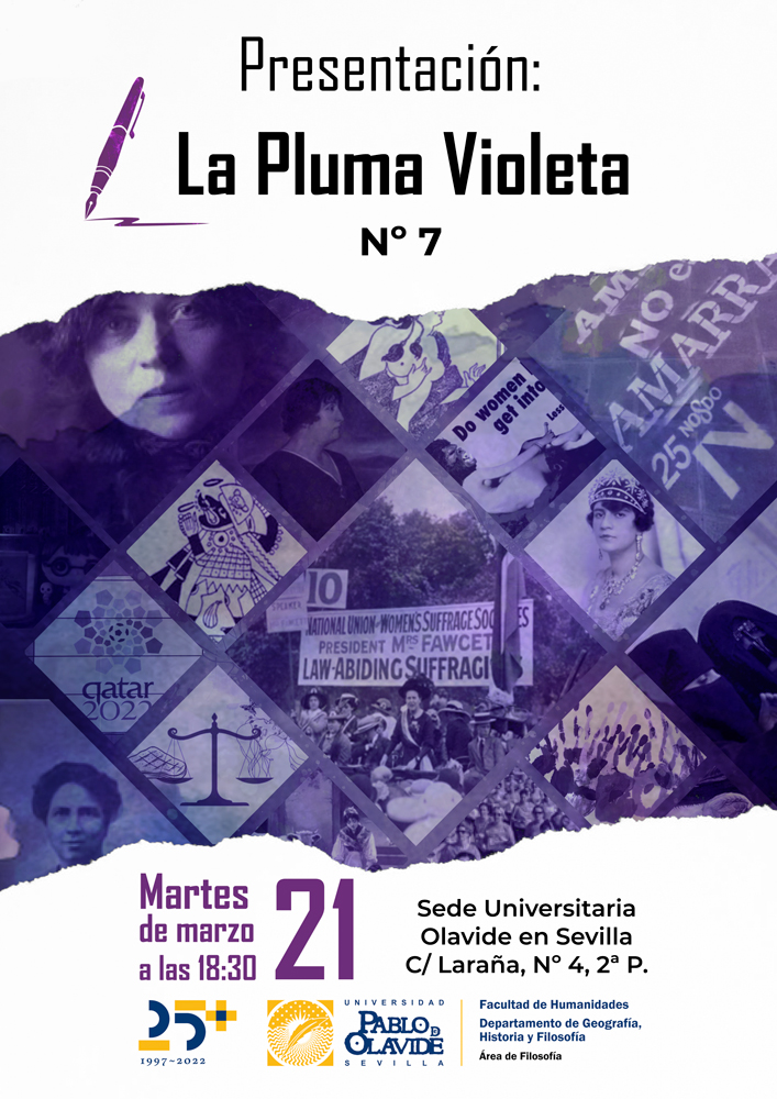 La Pluma Violeta, presentación del núm. 7 - 21 de marzo, 18:30 horas