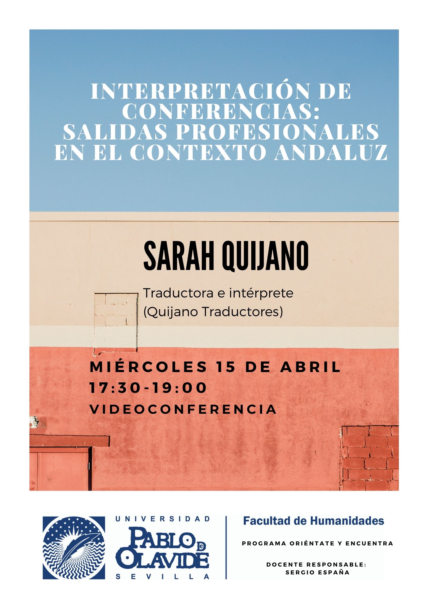 Charla Sarah Quijano: 15 de abril