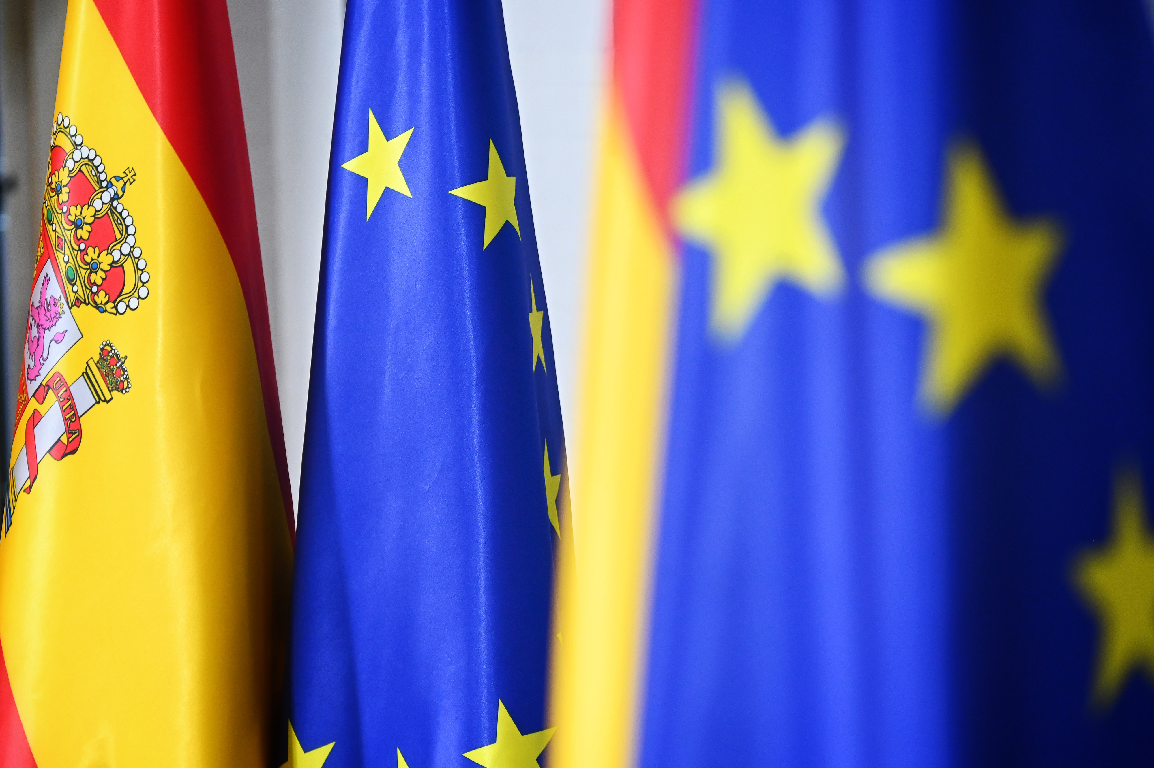 Banderas de España y Europa